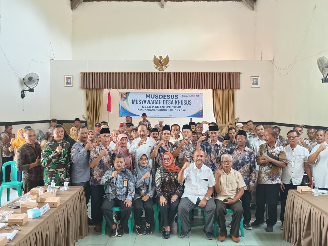 Sepakati Lokasi Koperasi Desa Merah Putih, Pemdes Karangpucung Gelar Musdesus