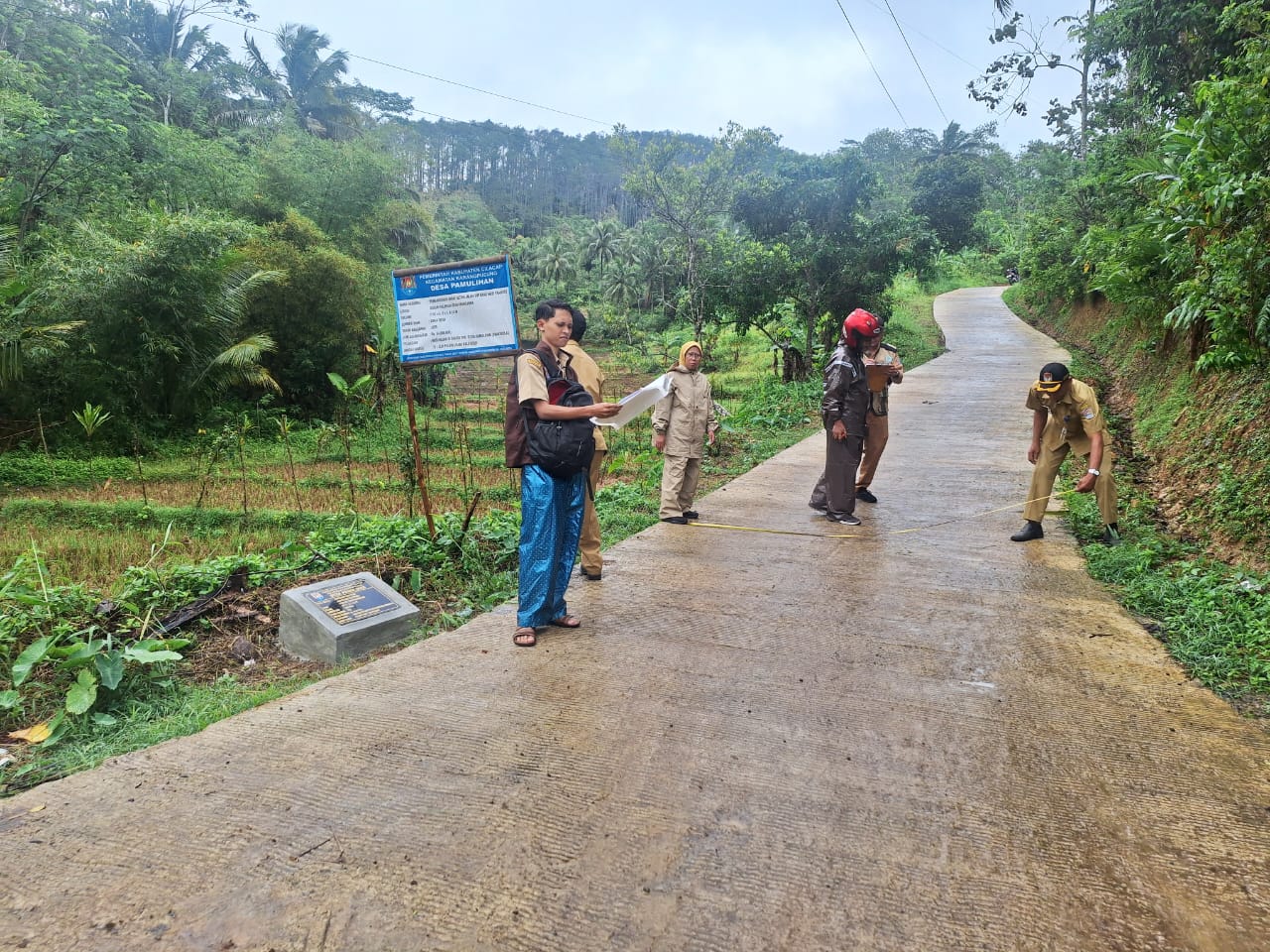Monitoring dan Evaluasi Fisik Dana Desa Tahap I dan Bansus Tahun 2025 di Lima Desa Kecamatan Karangpucung